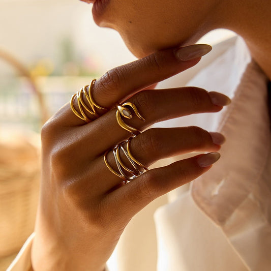 titanium steel ring - Figgostyle