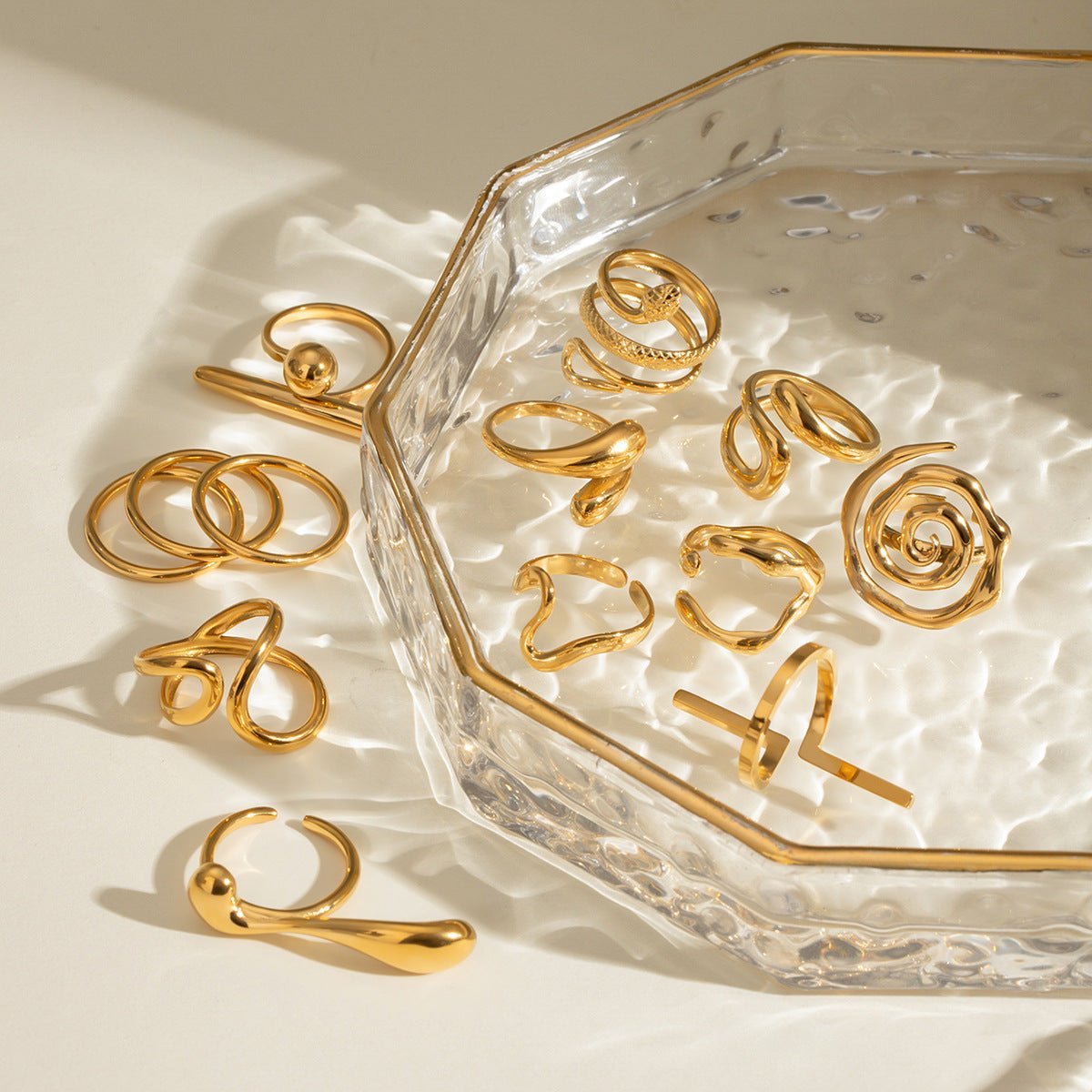 titanium steel ring - Figgostyle