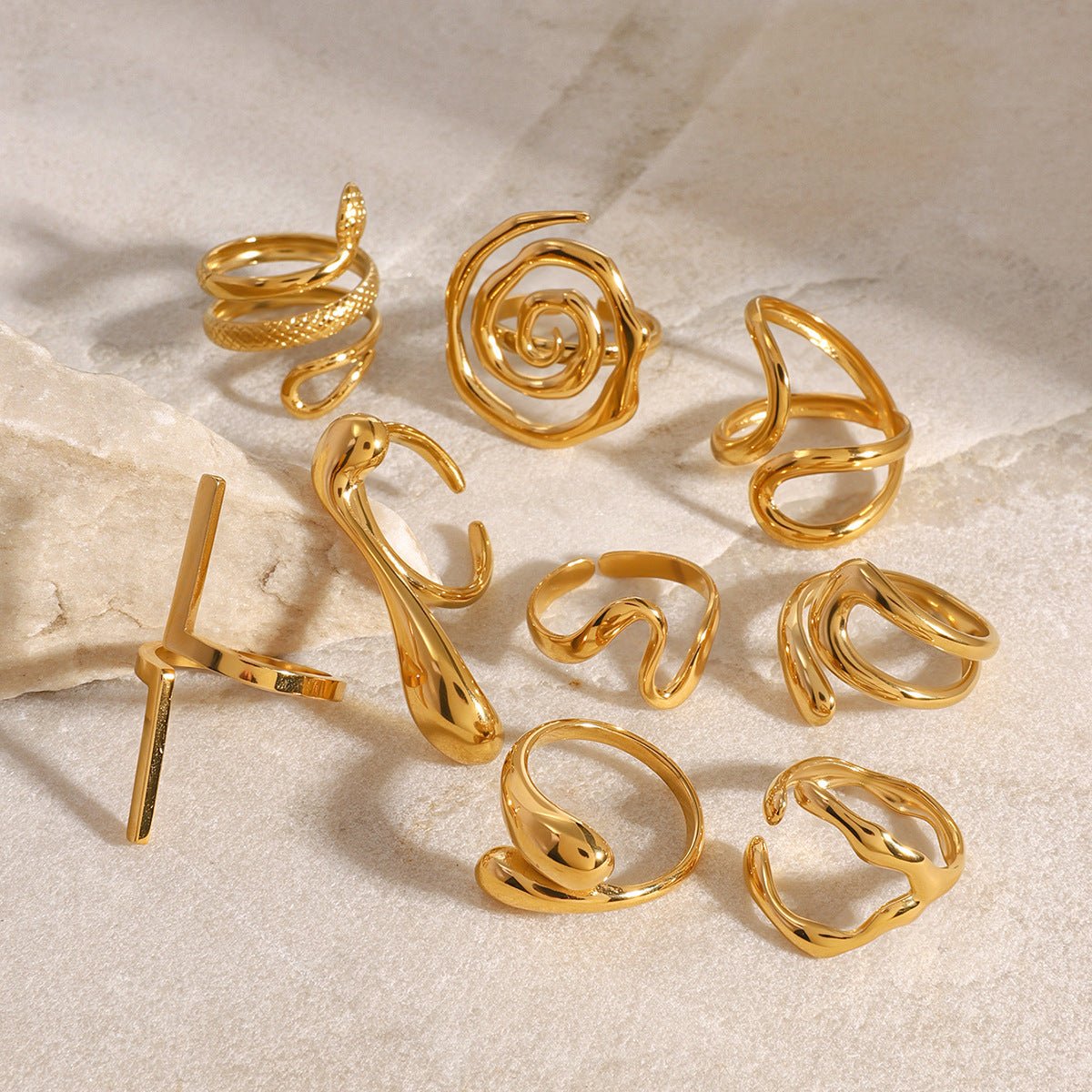 titanium steel ring - Figgostyle