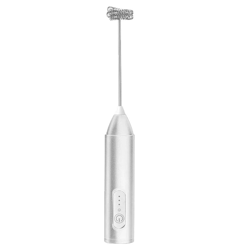 Wireless Milk Frother Electric Type - C Handheld Blender Stainless Steel Mini Coffee Maker Whisk Mixer For Coffee Cappuccino Cream - Figgostyle
